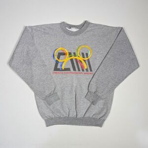 Vintage Disney's Contemporary Resort Sweatshirt Adult Medium Gray Mickey‎ Mouse